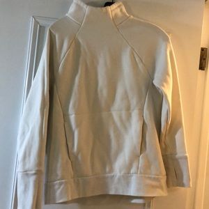 Fabletics turtleneck cream sweatshirt